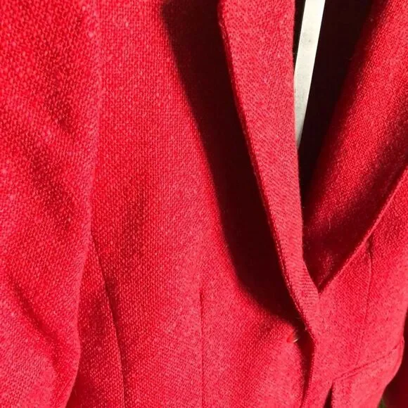 Vintage 1980/90s Pendleton Woolen Mills Red Blazer - Picture 5 of 13